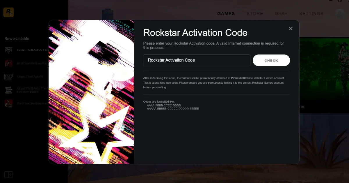 Activeringscode Rockstar Games