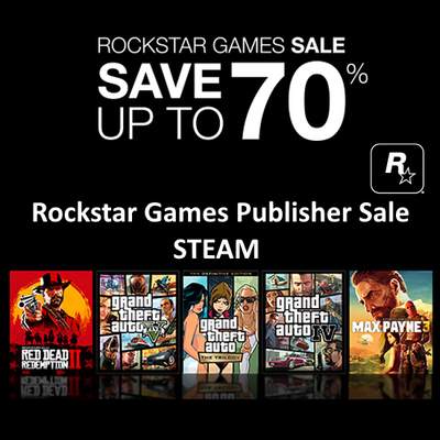 Verkoop van Rockstar Games op Steam: Bespaar meer met CDkeyNL