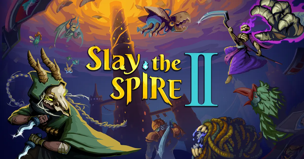 Slay the Spire 2 Early Access key-art met de Ironclad en de Necrobinder
