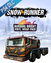 SnowRunner Burning Bright Vinyl Wrap Pack Playstation 4