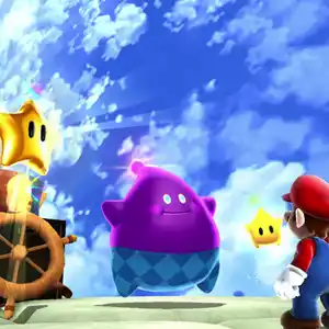 Super Mario Galaxy 2 - Lubba en Mario