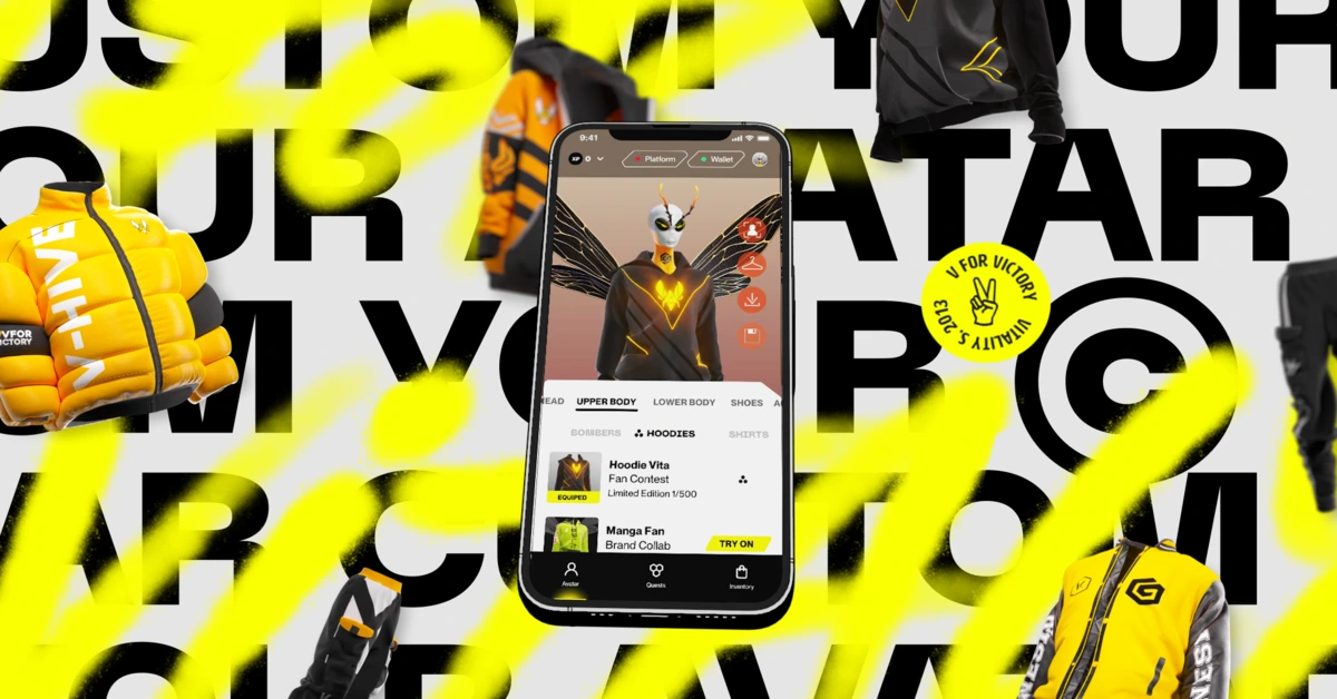 Team Vitality Hive-app met Tezos