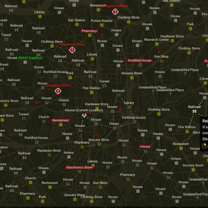 Terminus Zombie Survivors - Spoorkaart