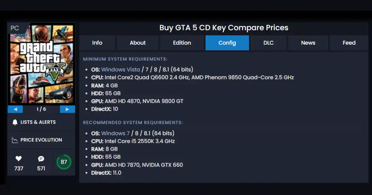 Controleer de systeemvereisten op Cdkeynl