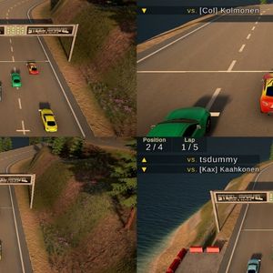 Turbo Sliders Unlimited - 4 Camera's
