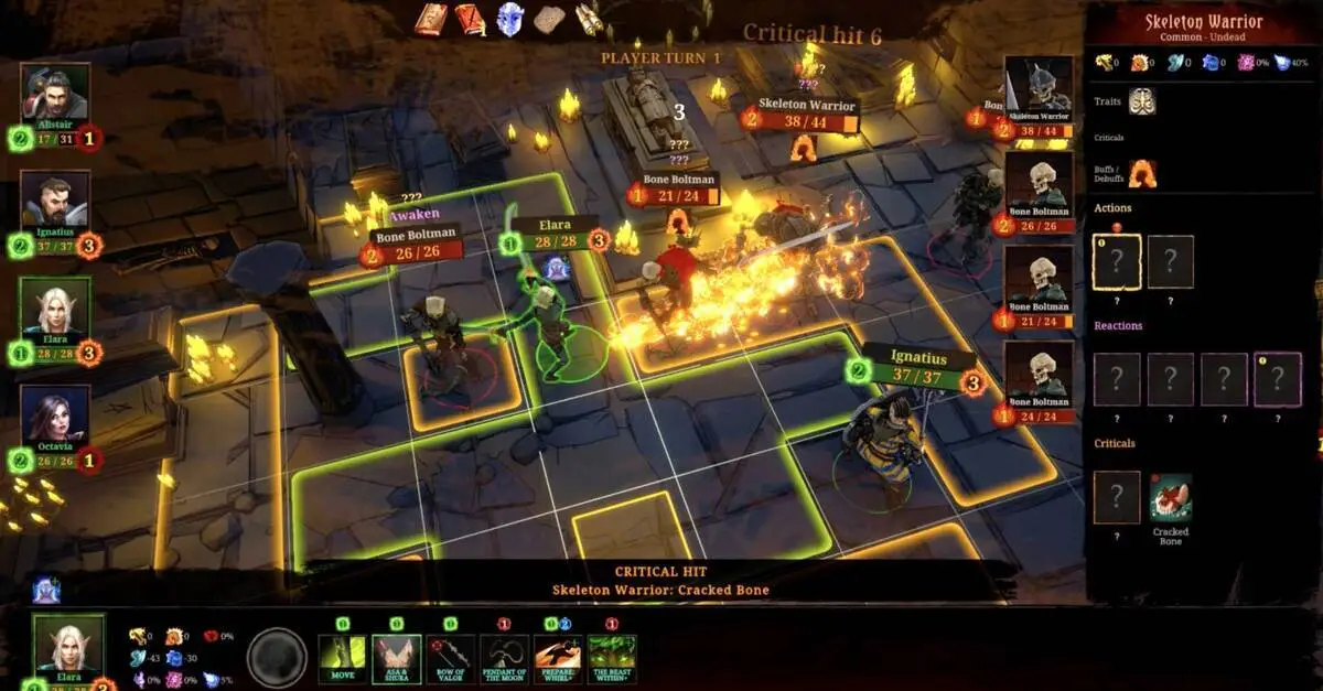 Elk vakje op de grid telt wanneer tabletop-mechanics botsen met brute roguelite-loops.