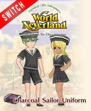 WorldNeverland Elnea Kingdom Charcoal Sailor Uniforms Set Switch