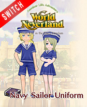 WorldNeverland Elnea Kingdom Navy Sailor Uniforms Set Switch