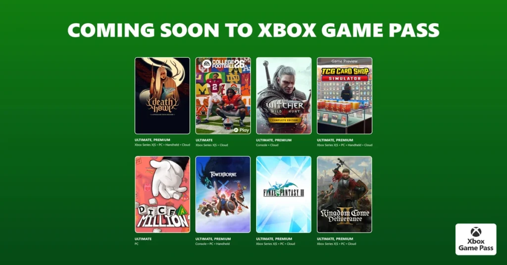 Xbox Game Pass February Wave 2