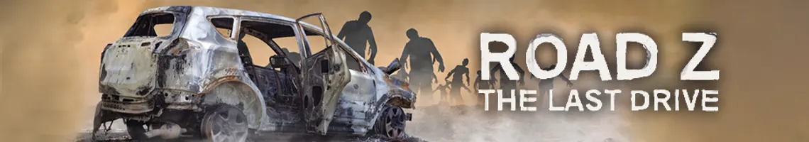 EEN ARCADE-ZOMBIE SPEL: ROAD Z THE LAST DRIVE