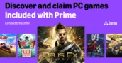 Gratis Amazon Prime PC-games voor december 2025 — Luna Standard-titels