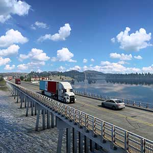 American Truck Simulator – Montana - Brug passeren