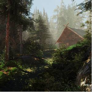 Among the Trolls - Houten Hut