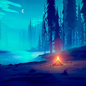 Among Trees kampvuur