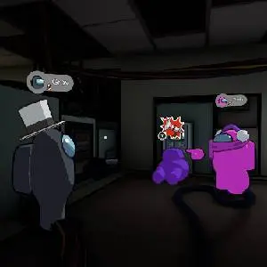 Among Us 3D - Grijs en Roze