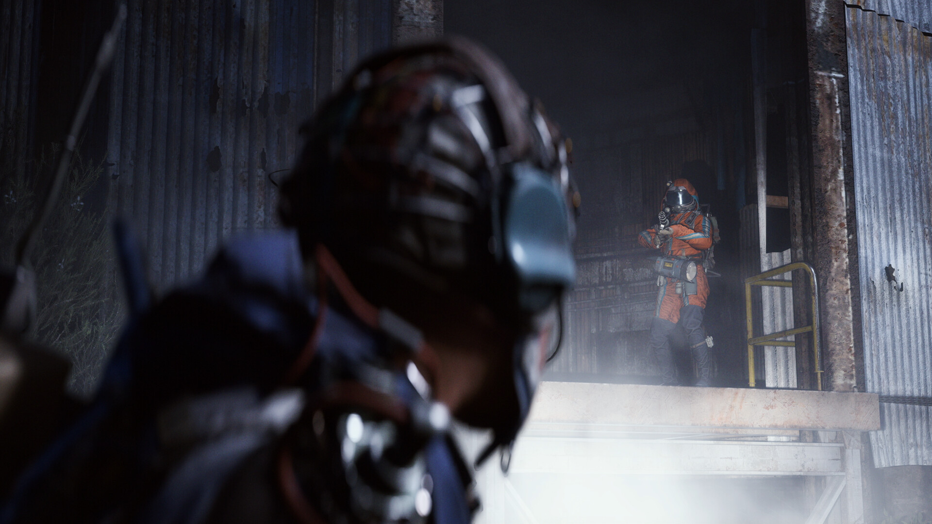 ARC Raiders lanceringsartwork met raiders en vijandige machines