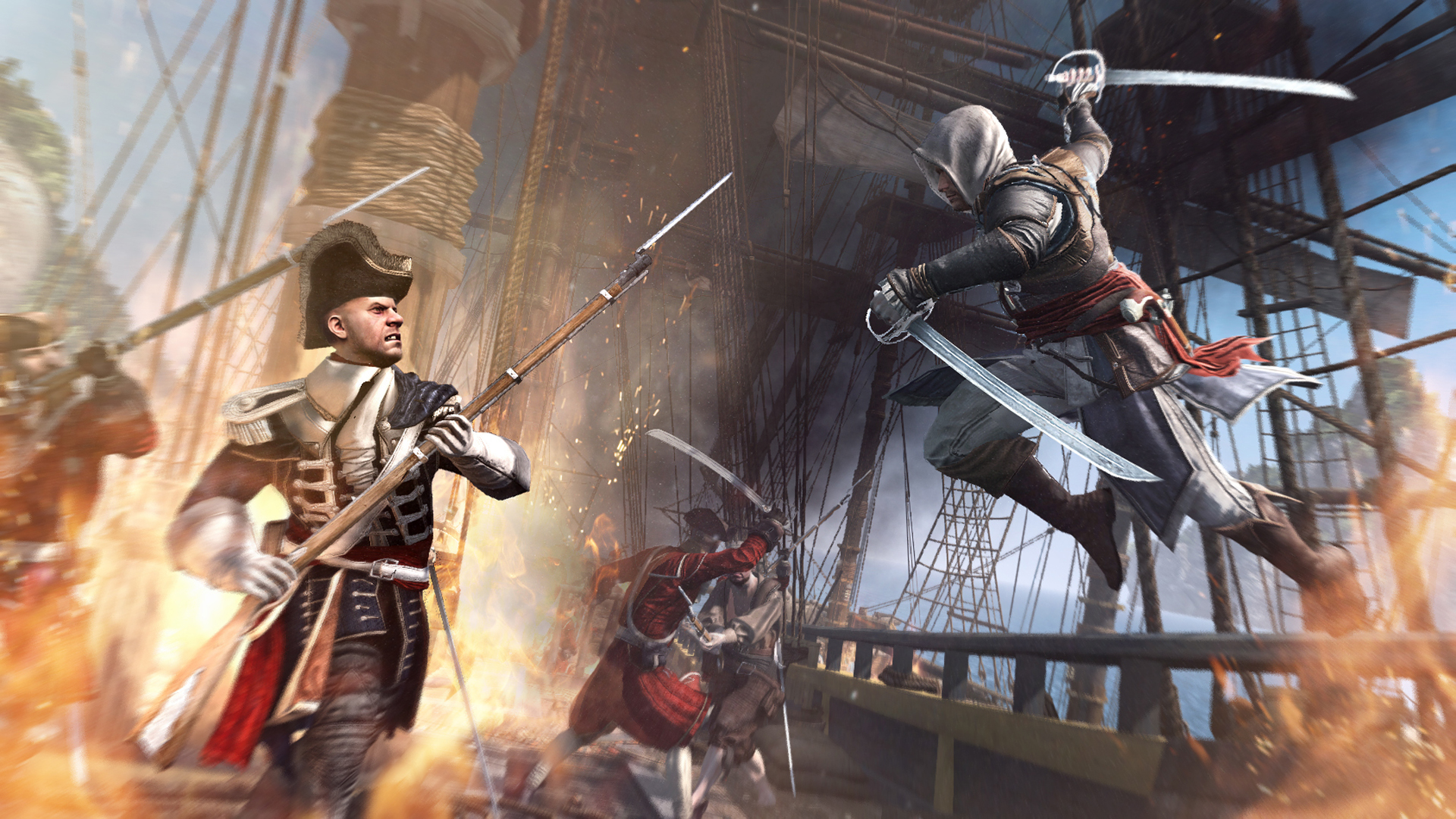 Assassin's Creed IV Black Flag piratenscène gebruikt voor coverage van remake-backlash