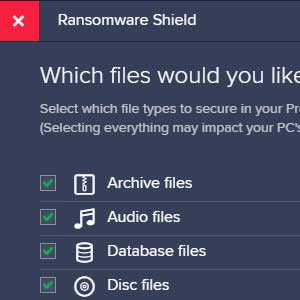 Avast Internet Security Global License - Ransomware schild
