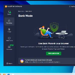 Avast Premium Security 2023 Blanco Modus