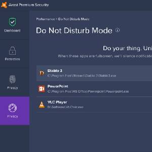 Avast Premium Security 2023 Modus Niet storen