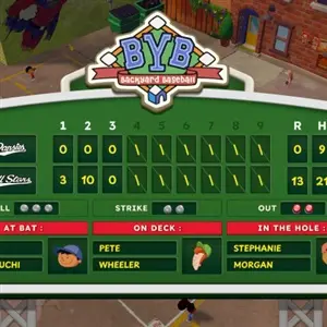 Backyard Baseball - Scorebord