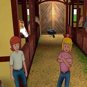 Bibi & Tina at the horse farm