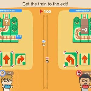 Big Brain Academy Brain vs. Brain Trein Minigame
