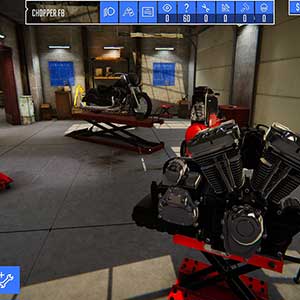 Biker Garage Mechanic Simulator Engine