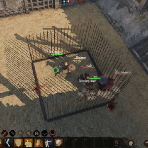 Blackthorn Arena Verblindend Stof