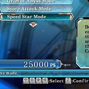 BlazBlue Centralfiction - Hoofdmenu