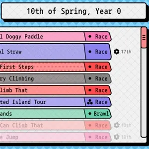 Bobo Bay - Races-tab