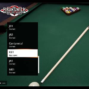 Brunswick Pro Billiards - Keu-opties