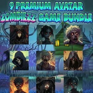 9 Premium Avatar Zombiezz Game Bundle Playstation 4