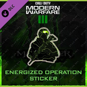 COD MW3 Energized Operation Sticker Playstation 5