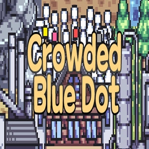 Crowded Blue Dot Pc
