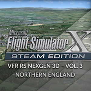FSX Steam Edition VFR Real Scenery NexGen 3D Vol. 3 Northern England Add-On Pc