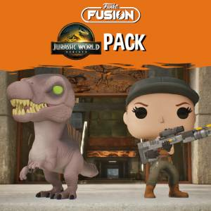 Funko Fusion Jurassic World Rebirth Pack 1 Zora Bennett and Spinosaurus Pc
