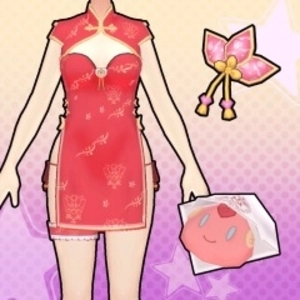 Gal*Gun Double Peace Chinese Dress Costume Set Playstation 4