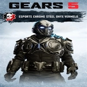 Gears 5 Esports Chrome Steel Onyx Vermelo Xbox Series X