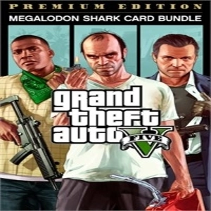 Grand Theft Auto 5 Premium Edition & Megalodon Shark Card Bundle Xbox One