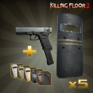 Killing Floor 2 Riot Shield and G18 Playstation 4