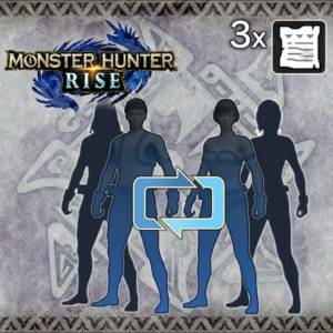 Monster Hunter Rise Three Character Edit Vouchers Pc