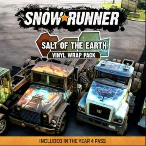 SnowRunner Salt of the Earth Vinyl Wrap Pack Playstation 5