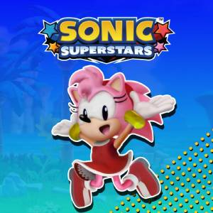 SONIC SUPERSTARS Modern Amy Costume Pc