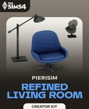 The Sims 4 Refined Living Room Kit Playstation 4