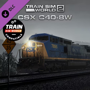 Train Sim World 4 Compatible CSX C40-8W Pc