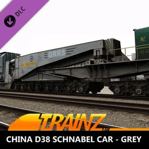 Trainz 2022 China D38 Schnabel Car-Gray Pc