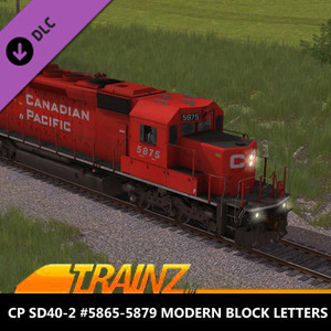 Trainz 2022 CP SD40-2 5865-5879 Modern Block Letters Pc