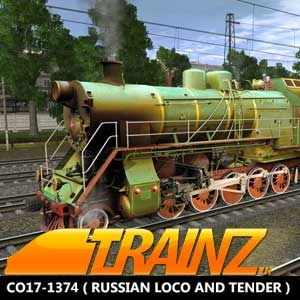 Trainz A New Era CO17-1374 Russian Loco and Tender Pc