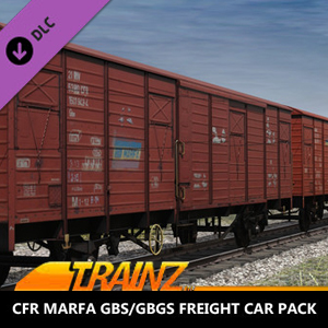 Trainz Plus CFR Marfa Gbs/Gbgs freight car pack Pc